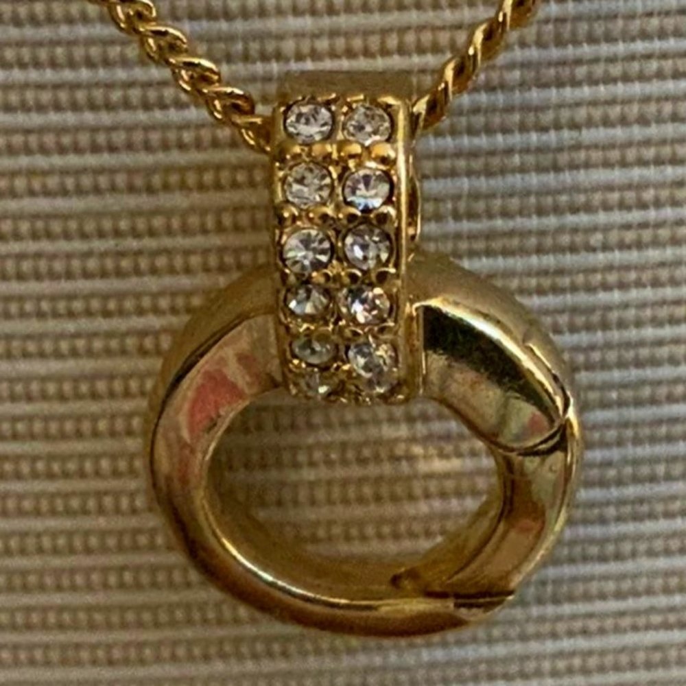 Origami Owl: Gold Crystal Clasp/Extender